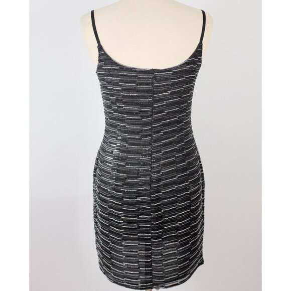 Giorgio Armani dress US 8 beaded embellished silver beads sequins - Picture 2 of 12